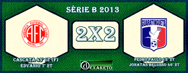 América-RN 2x2 Guaratinguetá