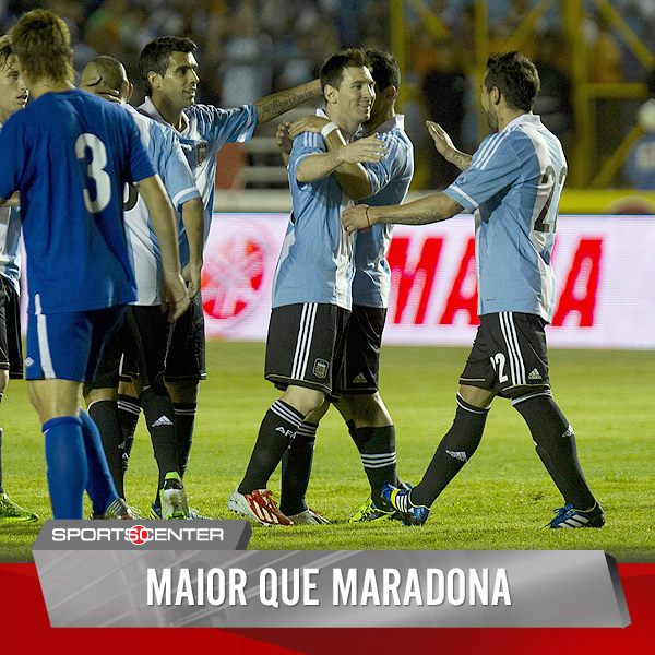 Messi supera Maradona