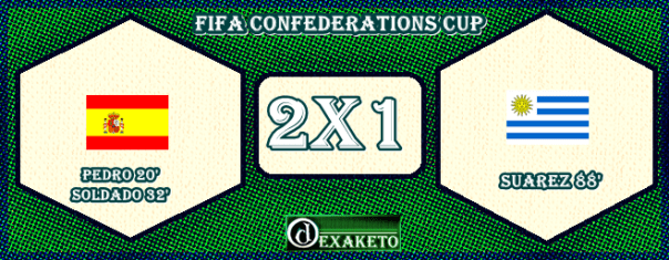 Spain Vs Uruguay - FIFA Confederations Cup