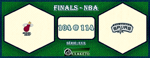 Spurs wins Heat - Game 5 - Finals NBA