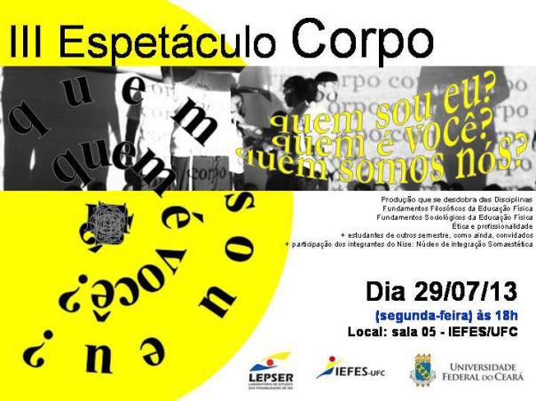 III Espetaculo do Corpo