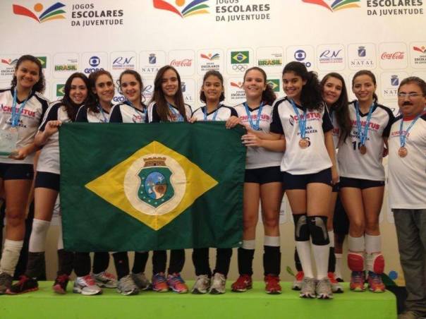 Christus bronze volei jogos escolares da Juventude