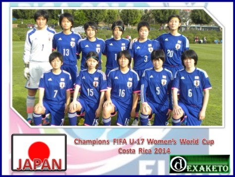 Japan - Champions - FIFA U-17 Women's World Cup - Costa Rica 2014