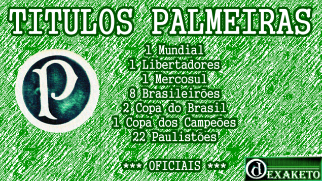 Titulos Oficias Palmeiras