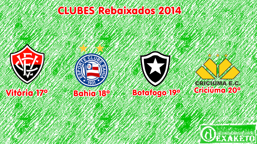 Clubes Rebaixados 2014