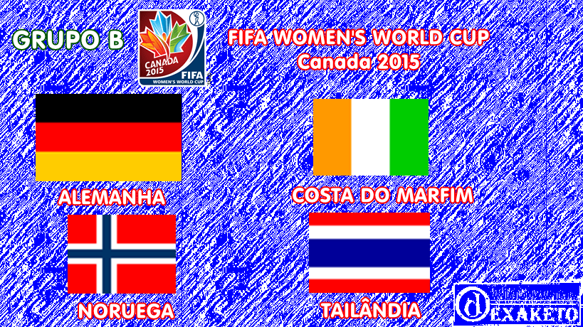 Grupo B - COPA DO MUNDO FUTEBOL  FEMININO CANADA 2015