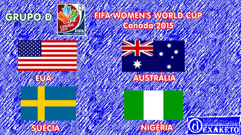 Grupo D - COPA DO MUNDO FUTEBOL  FEMININO CANADA 2015