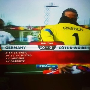 Alemanha 10x0 Costa do Marfim