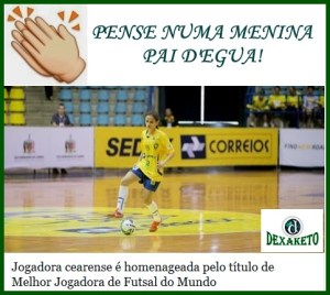 Amandinha, melhor do mundo