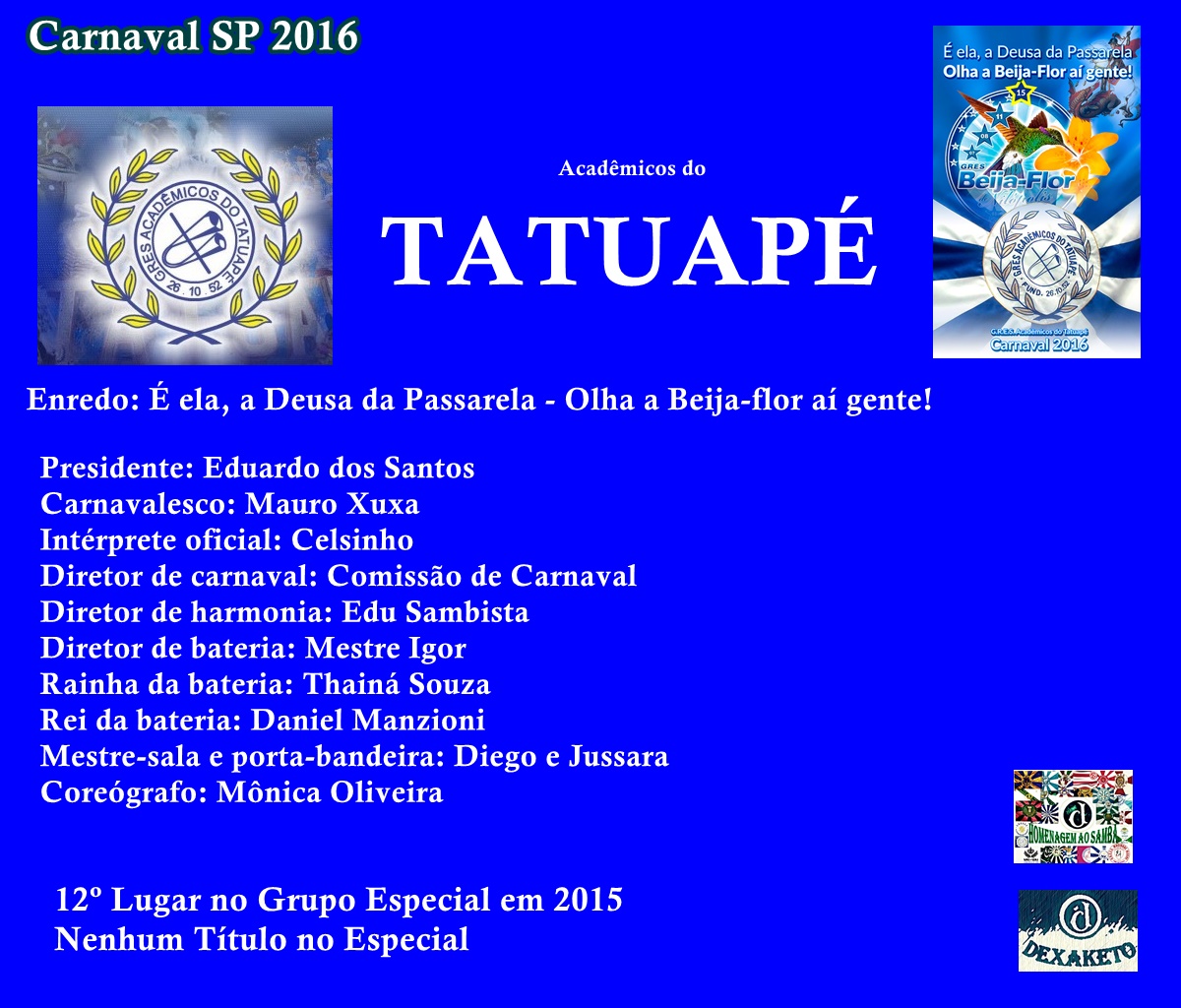 Tatuape 2016 - Dexaketo