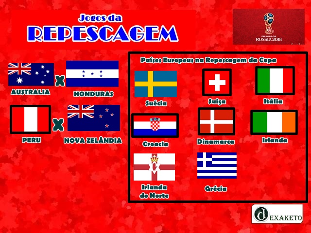 Repescagem - Copa do Mundo 2018 - Dexaketo