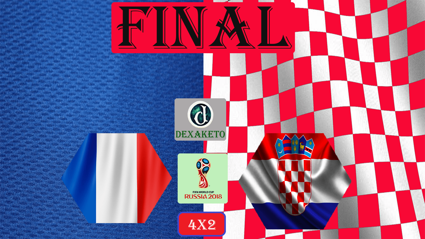 França x Croacia - Final - FIFA World Cup Russia 2018 - Dexaketo
