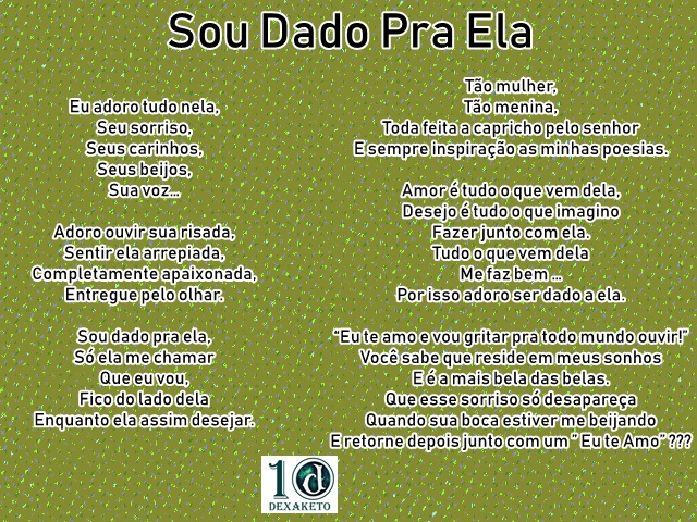 sou dado pra ela - dexaketo