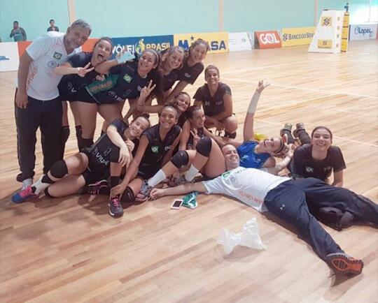 Seleção Cearense de Vôlei Feminino se Mantém na Divisão Especial do CBS Sub-18